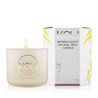 IKOU ECO-LUXURY CANDLE GLASS - PEACE 85G